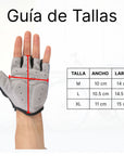 Guantes de Ciclismo sin Dedos - Soldier Río