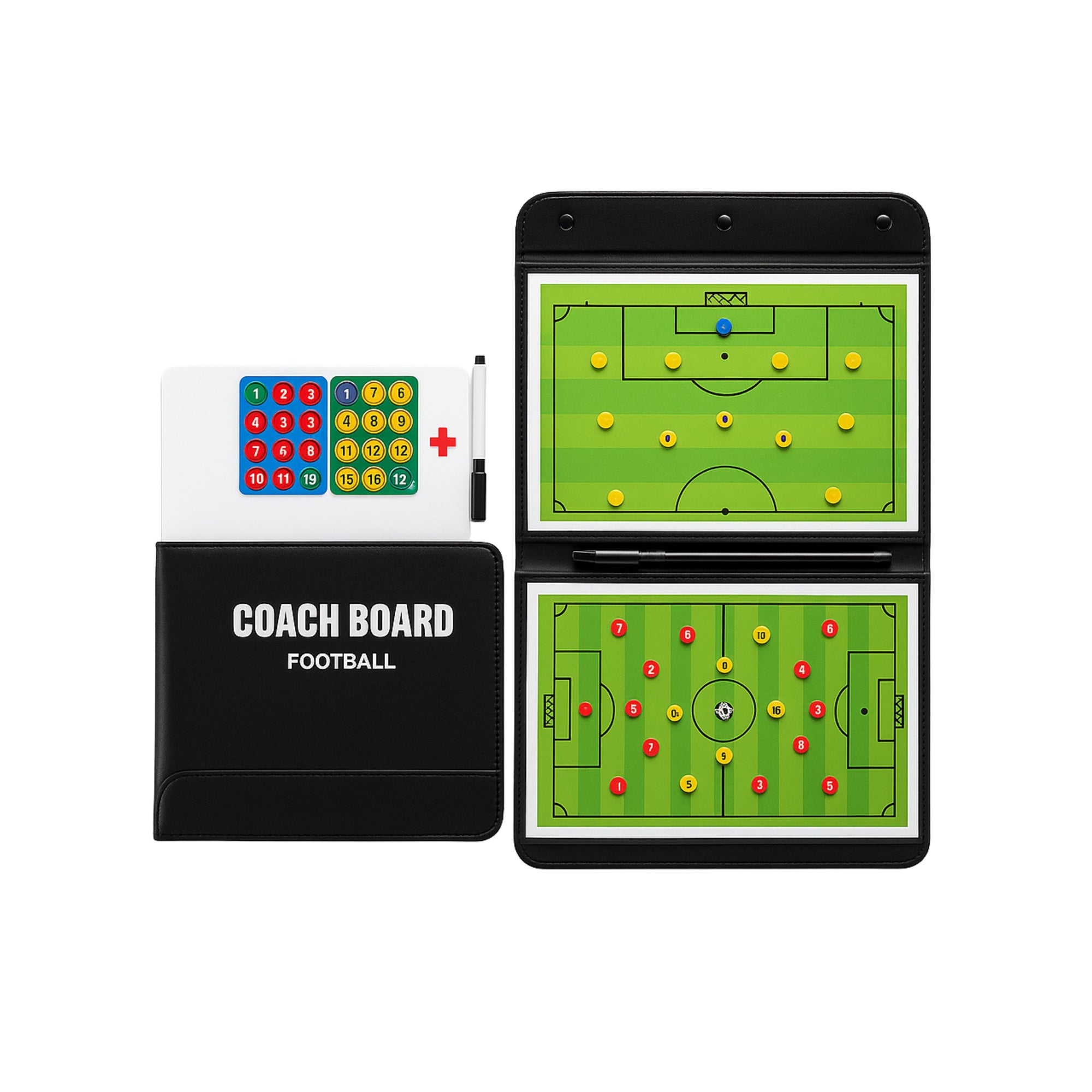 Pizarra Táctica Entrenador de Fútbol Magnética