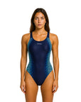 Traje de Baño Natación Mujer Four Cascade Azul Marino