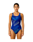 Traje de Baño Mujer Natación - Azul Rey Four