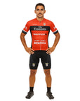Traje de Ciclismo Manga Corta Profesional - Benfica Rojo Negro