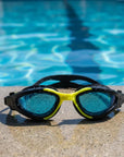 Lentes de Natación Amarillo Negro - Four