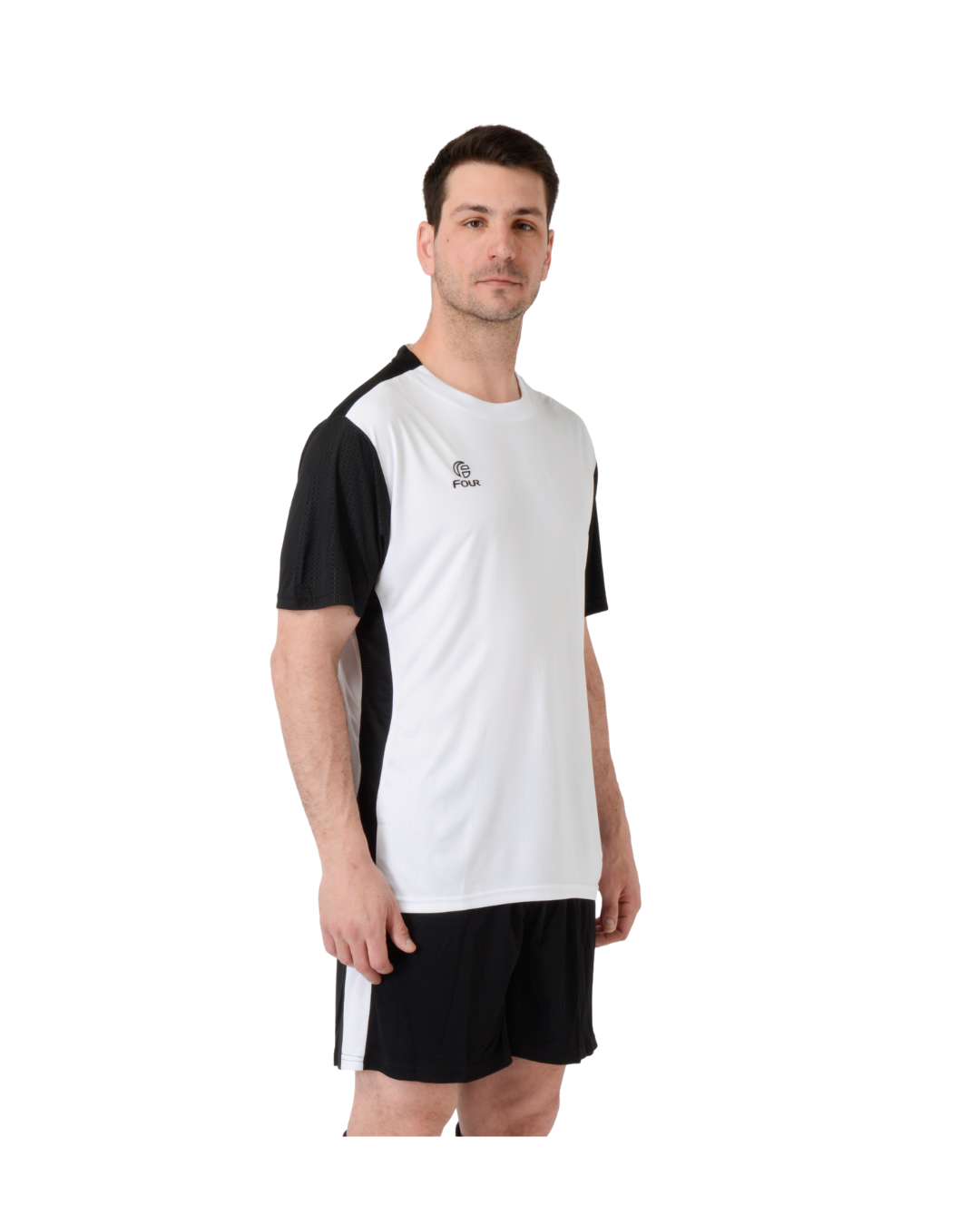 Camiseta de Futbol y Short - Blanco Negro - Four Empoli