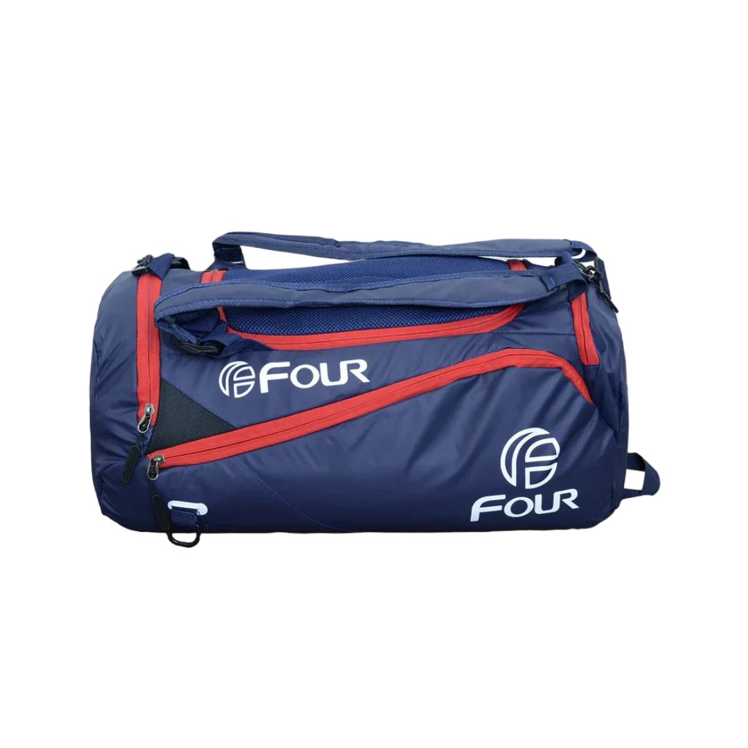 Bolso Mochila Deportivo Multifuncional Four Azul Rojo