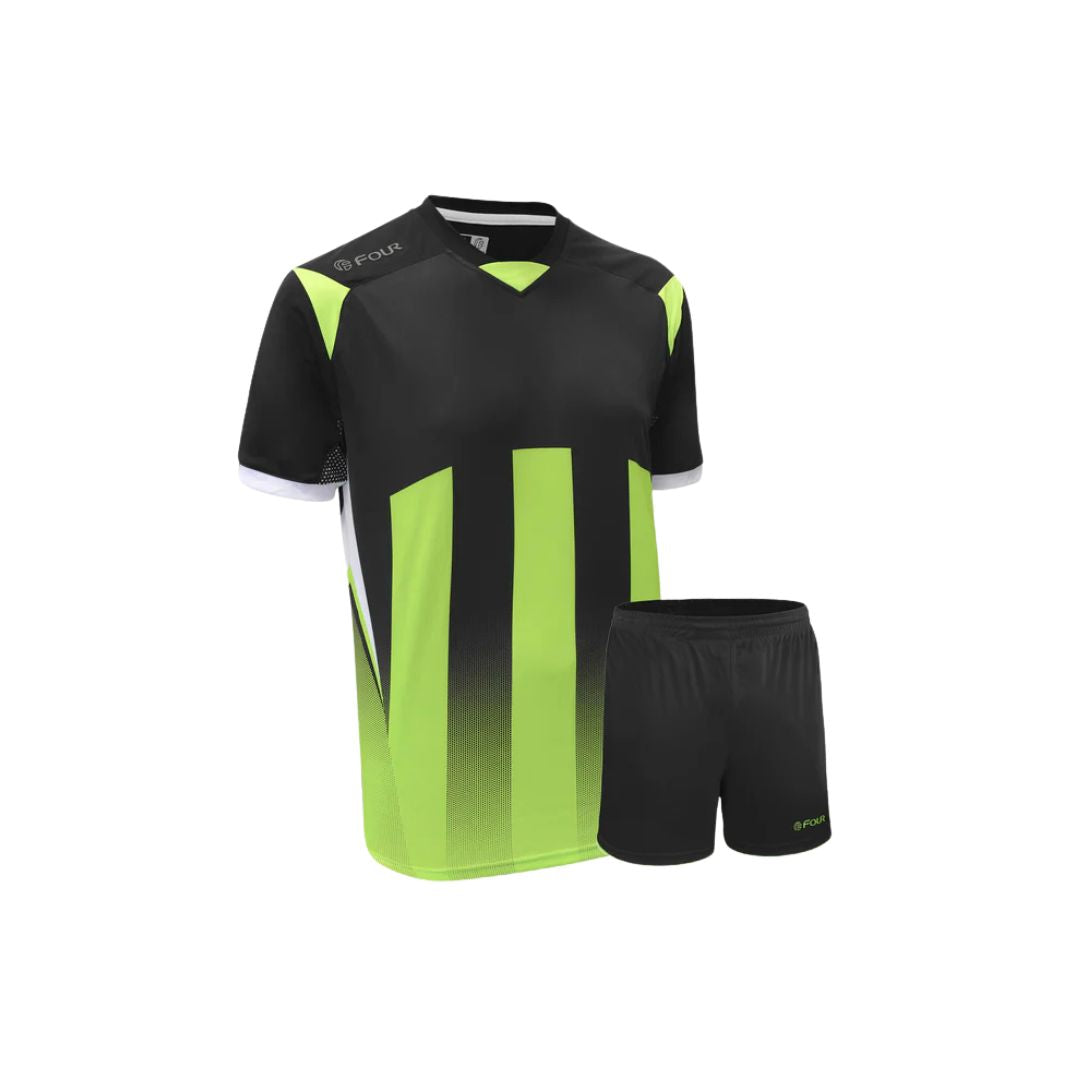 Camiseta de Futbol y Short - Negro Verde Lima - Watford