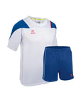 Camiseta de Futbol y Short - Blanco Azul - Four Parma - Talla L