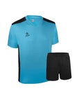 Camiseta de Futbol y Short - Celeste Negro - Four Palermo - Talla M