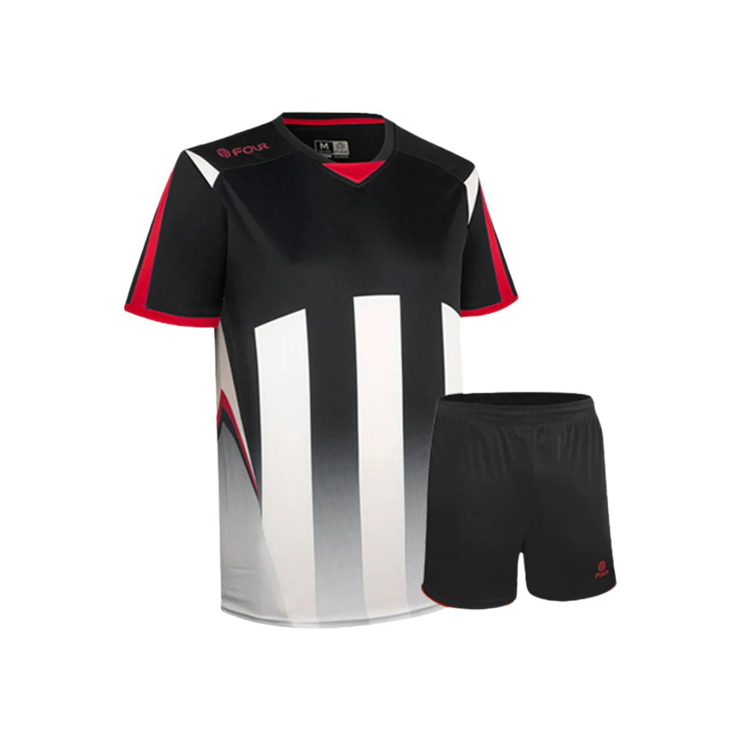 Camiseta de Futbol y Short - Negro Blanco Rojo - Watford