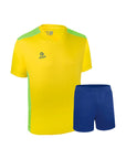 Camiseta de Futbol y Short - Amarillo Verde Lima - Four Palermo