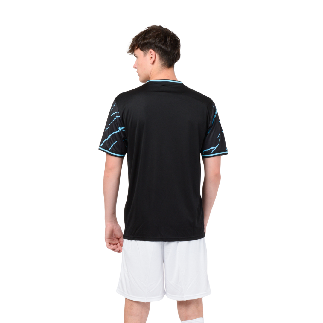 Replica Manchester City Visita - Negro Relampago (Solo Camiseta)