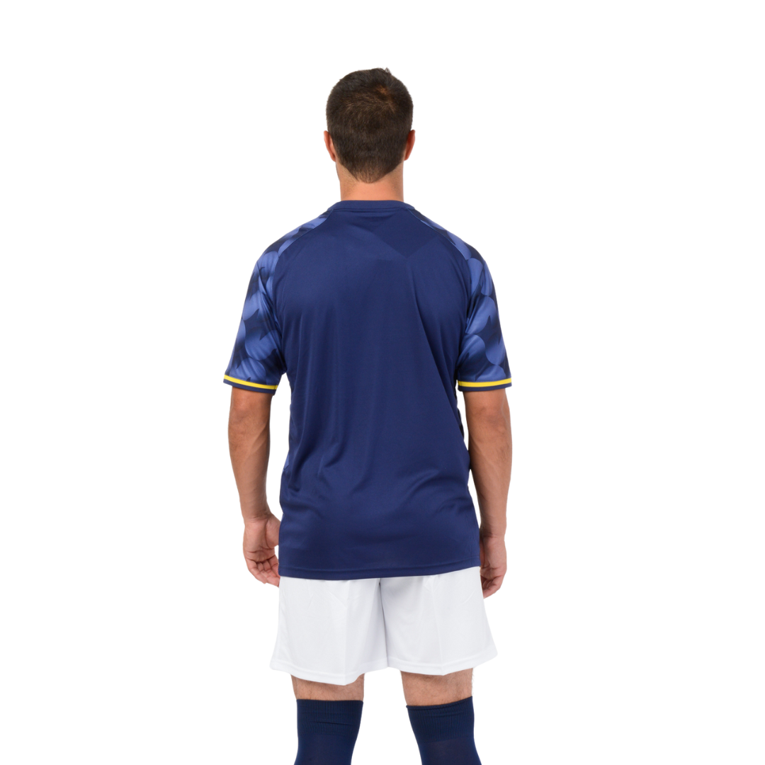 Replica Real Madrid - Azul Dorado - Modelo Real Madrid Visita (Solo Camiseta)