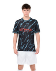 Replica Manchester City Visita - Negro Relampago (Solo Camiseta)