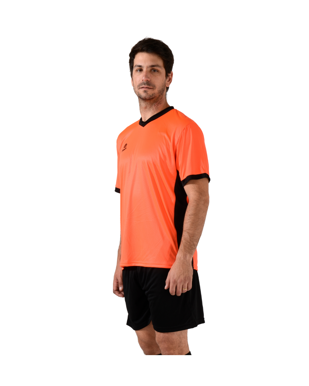 Camiseta de Futbol y Short - Naranjo Neon Negro - Tottenham