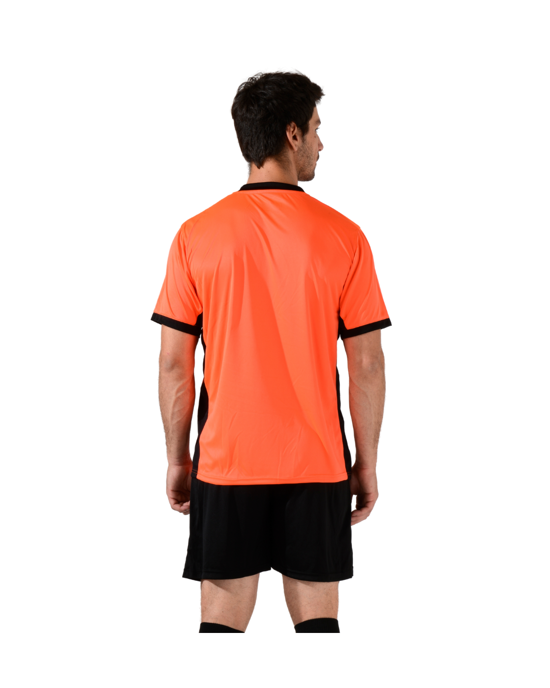 Camiseta de Futbol y Short - Naranjo Neon Negro - Tottenham
