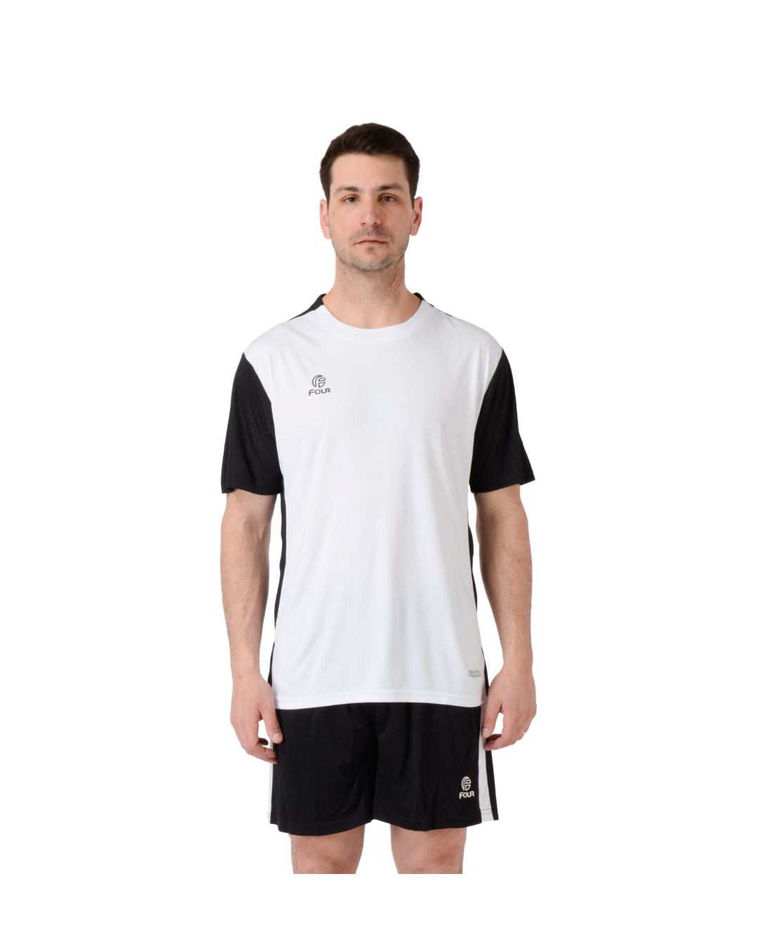 Camiseta de Futbol y Short - Blanco Negro - Four Empoli