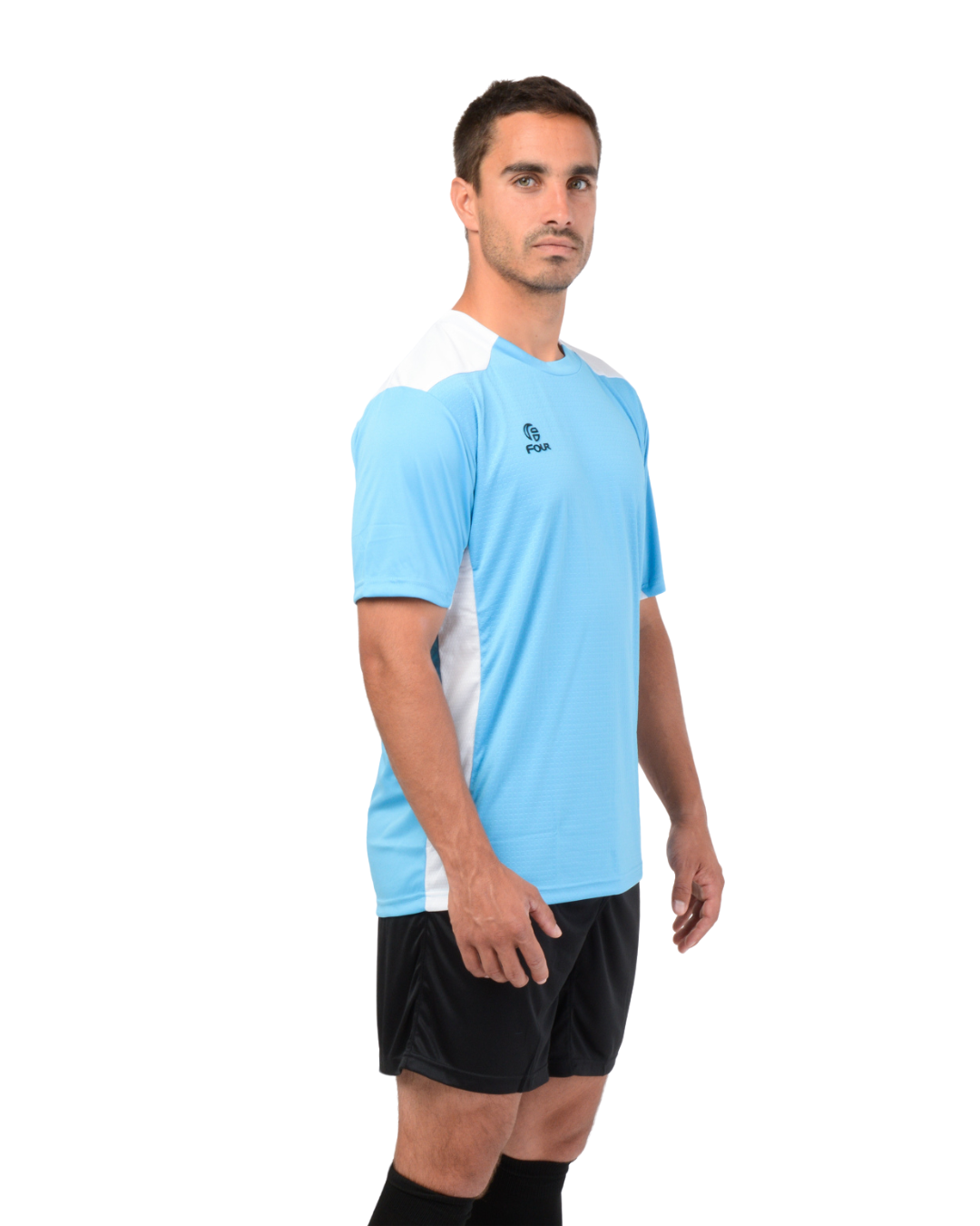 Camiseta de Futbol y Short - Celeste Blanco - Four Betis