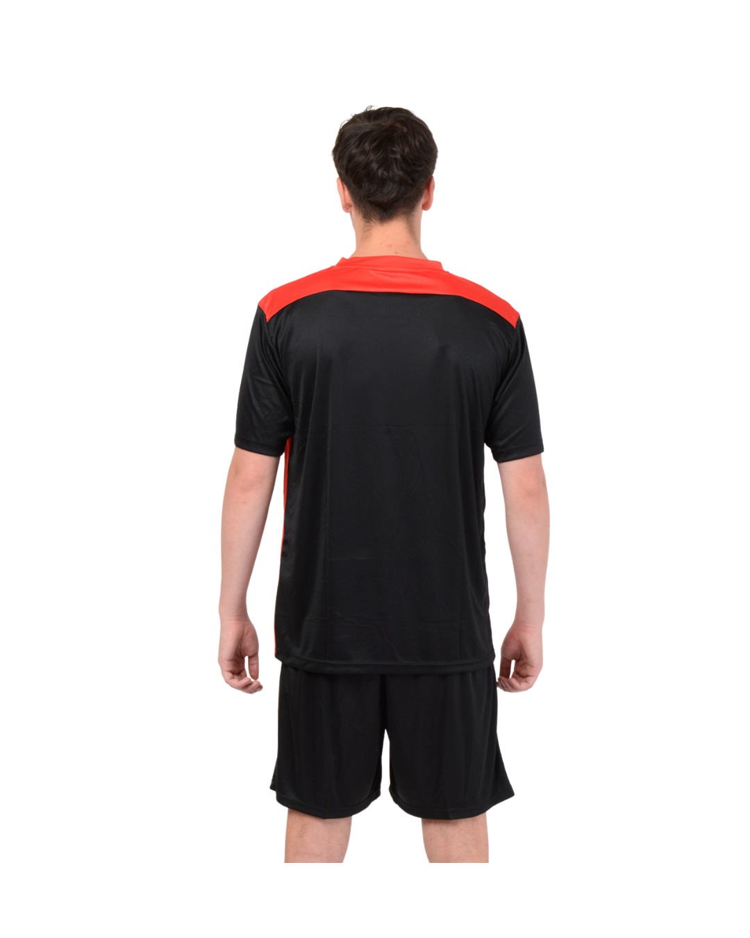 Camiseta de Futbol y Short - Negro Rojo - Four Betis