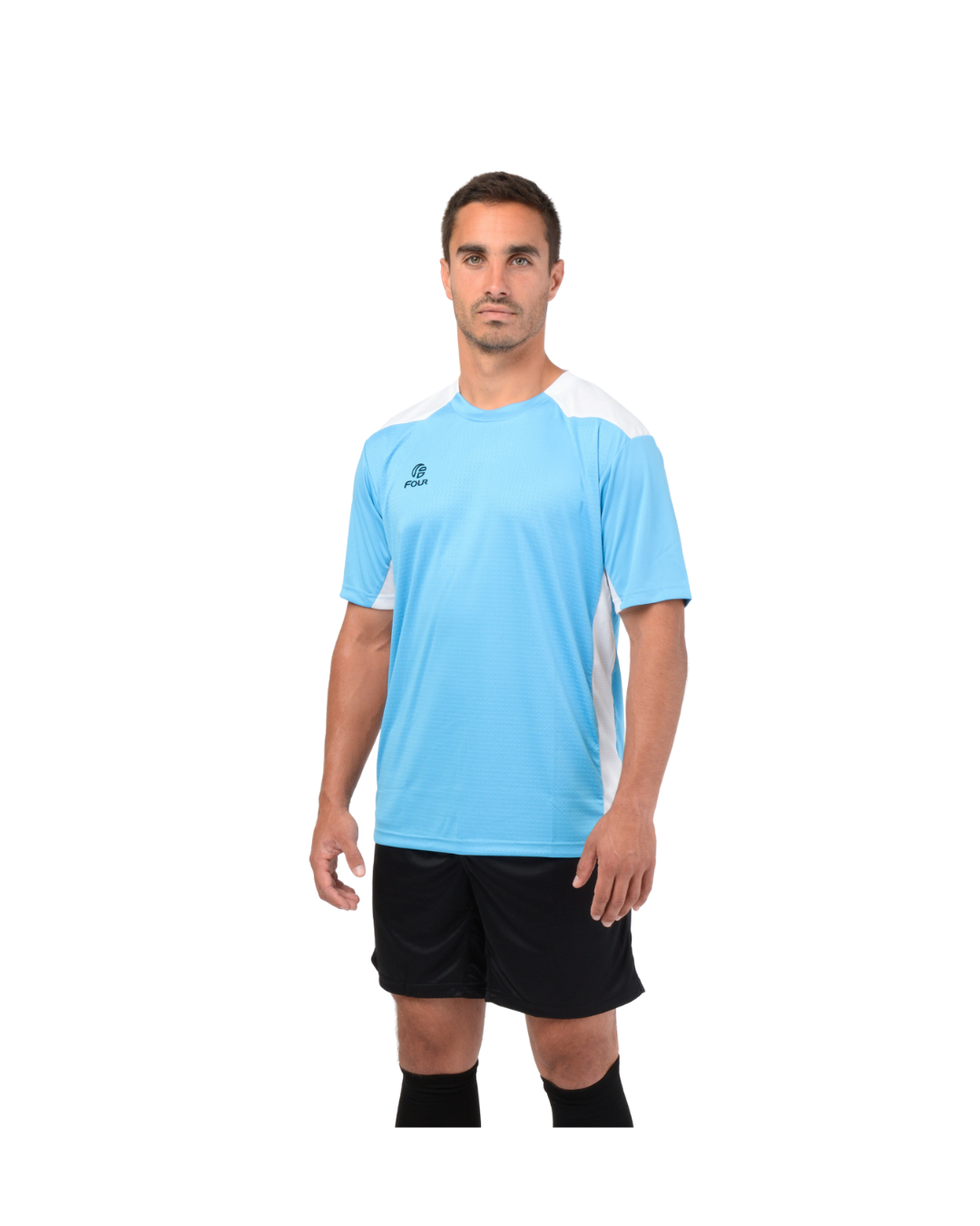 Camiseta de Futbol y Short - Celeste Blanco - Four Betis
