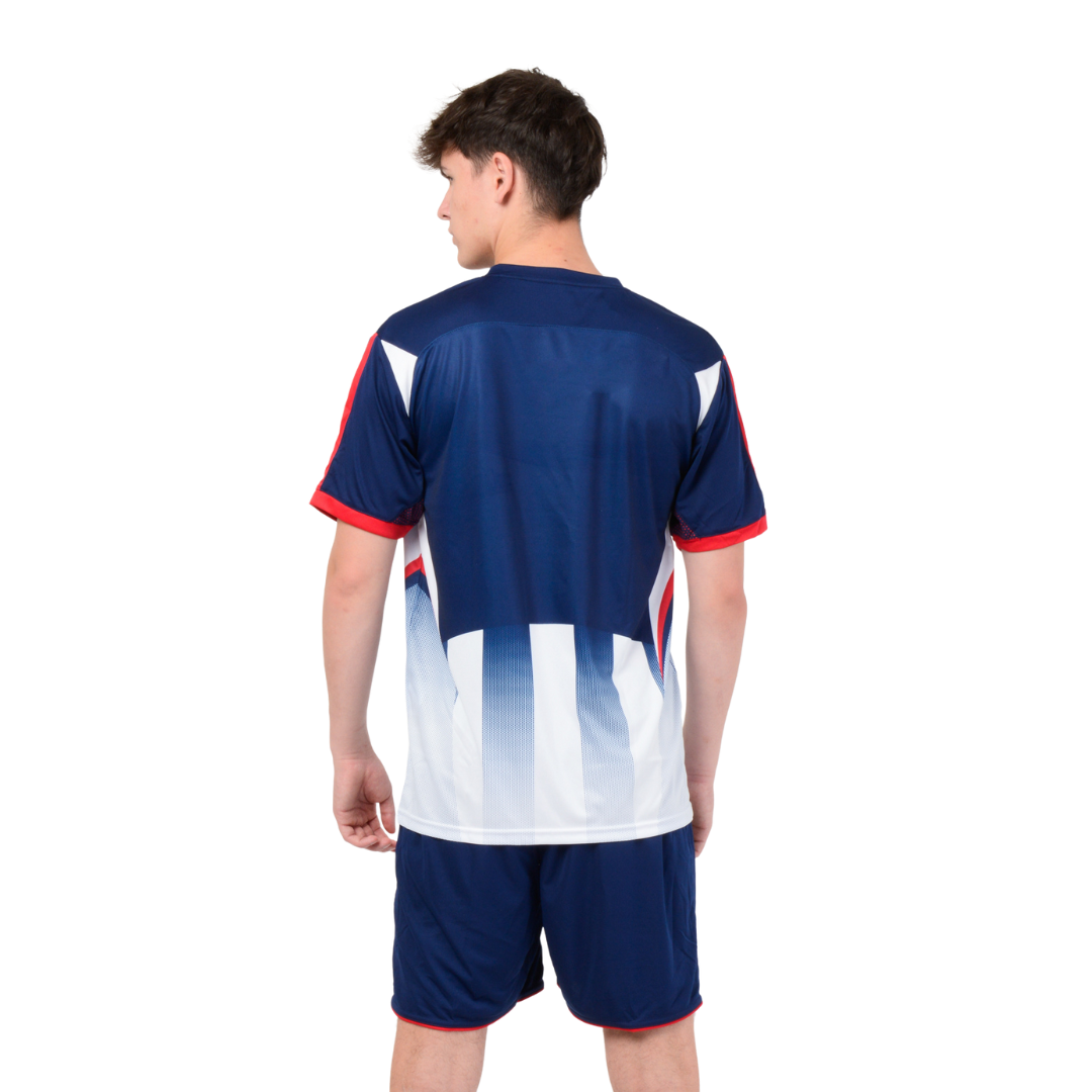 Camiseta de Futbol y Short - Azul Marino Blanco - Four Watford