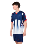 Camiseta de Futbol y Short - Azul Marino Blanco - Four Watford