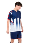 Camiseta de Futbol y Short - Azul Marino Blanco - Four Watford