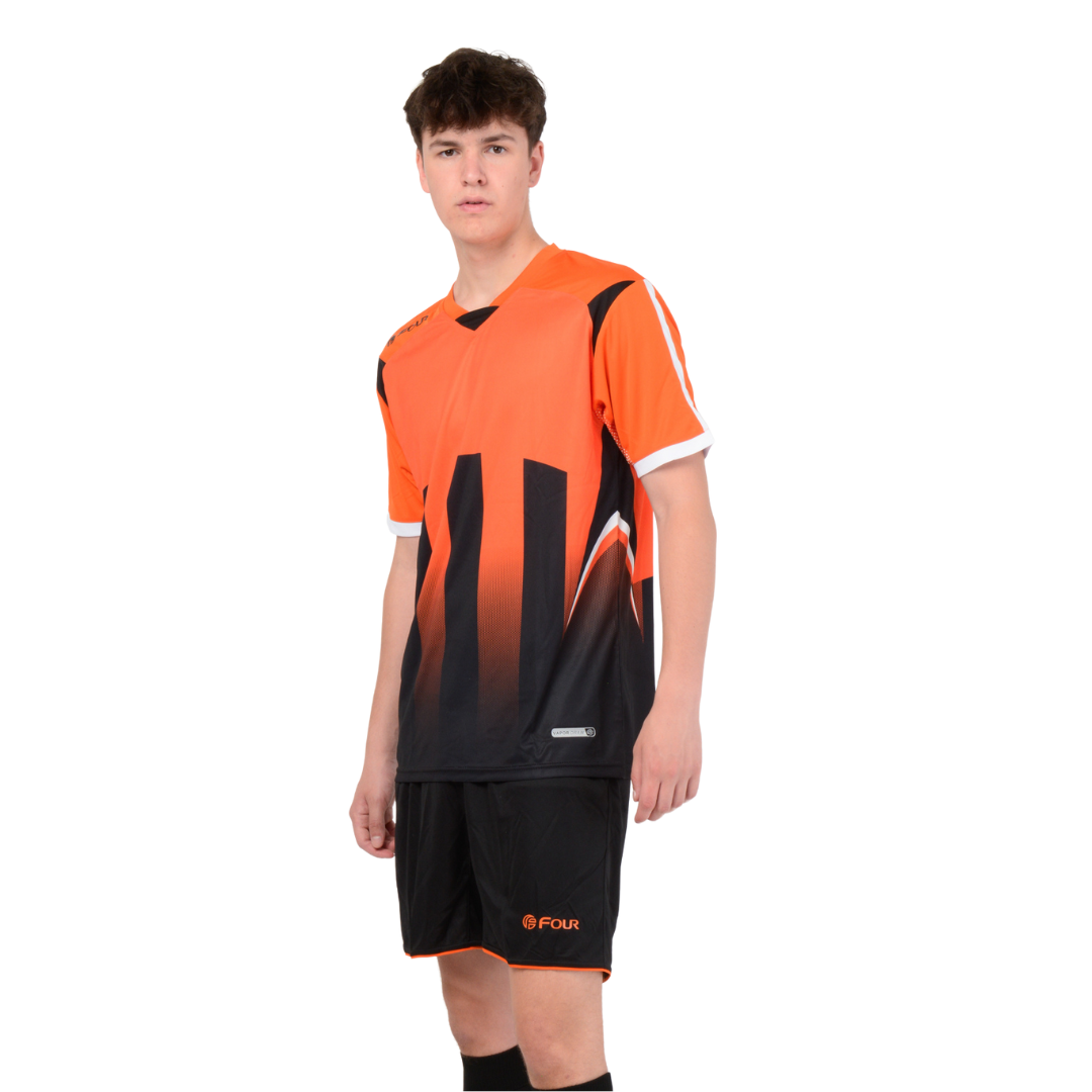 Camiseta de Futbol y Short - Naranjo Negro - Four Watford