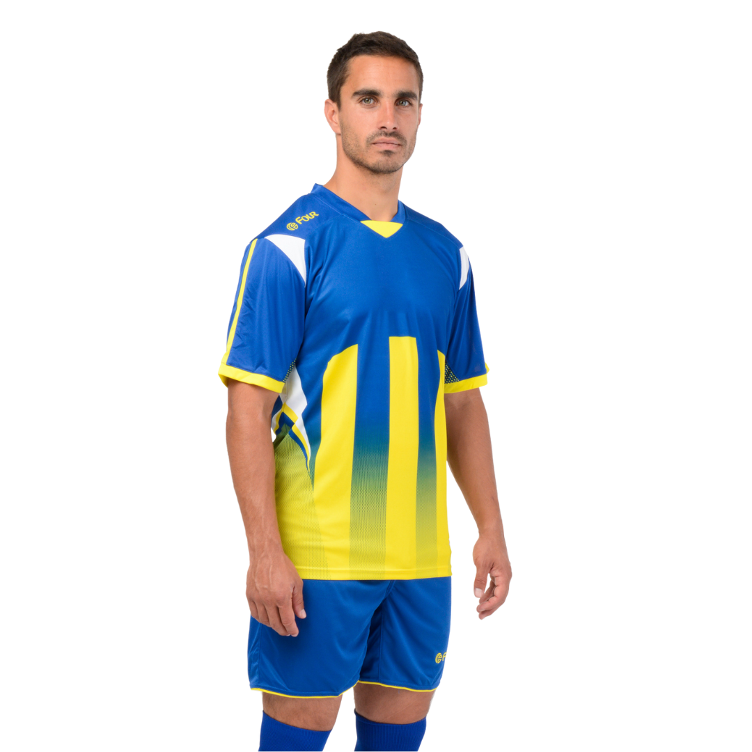 Camiseta de Futbol y Short - Azul Rey Amarillo - Four Watford