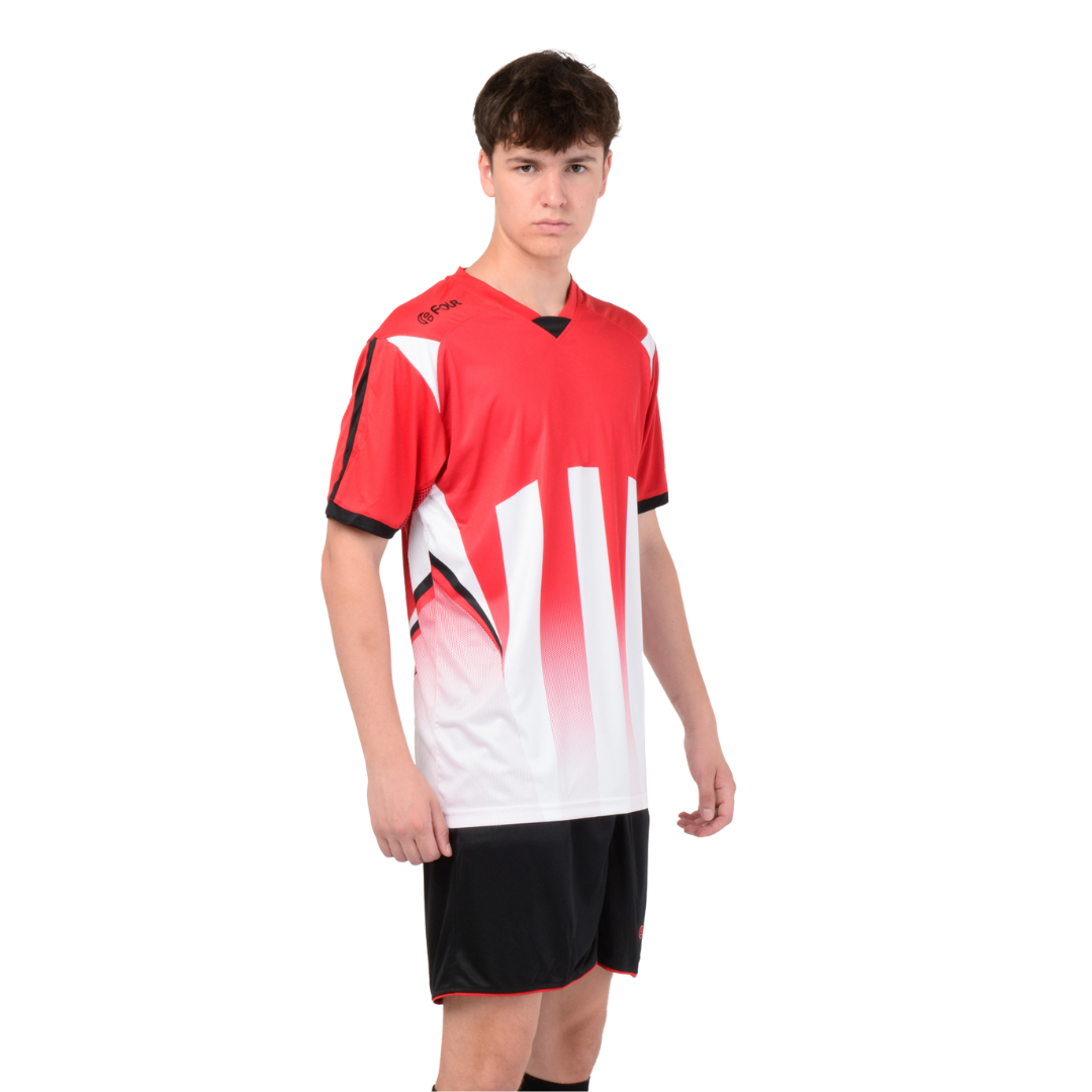Camiseta de Futbol y Short - Rojo Blanco Negro - Watford