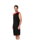 Uniforme de Basquetbol Negro Rojo - Four Houston
