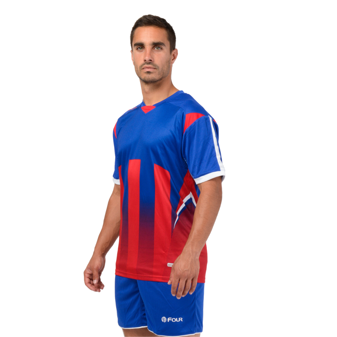 Camiseta de Futbol y Short - Azul Rojo - Four Watford