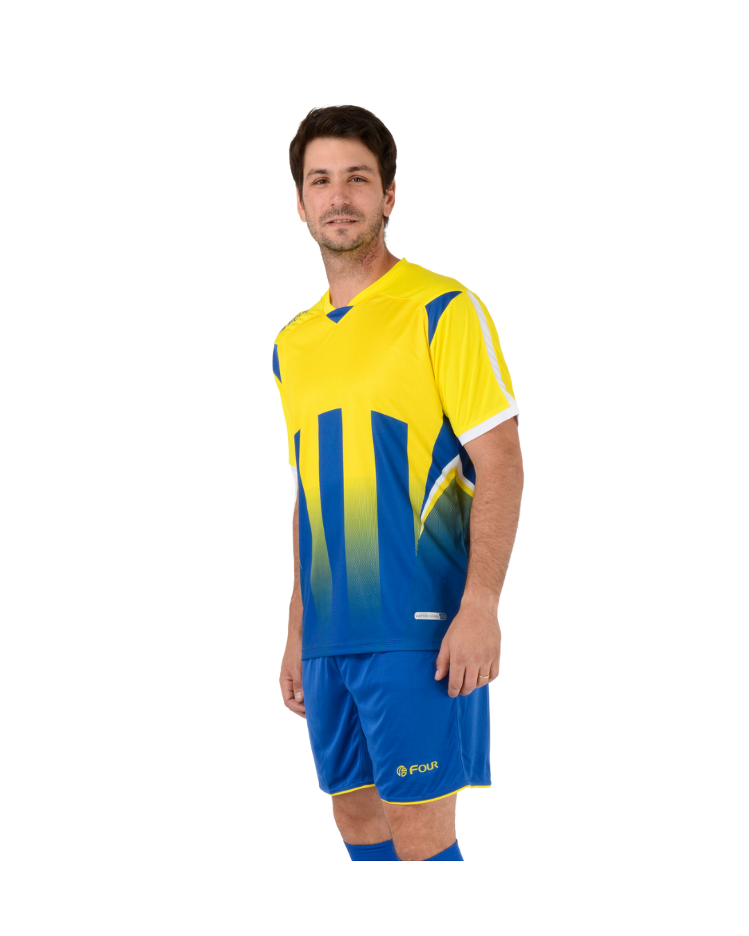Camiseta de Futbol y Short Amarillo Azul Four Watford