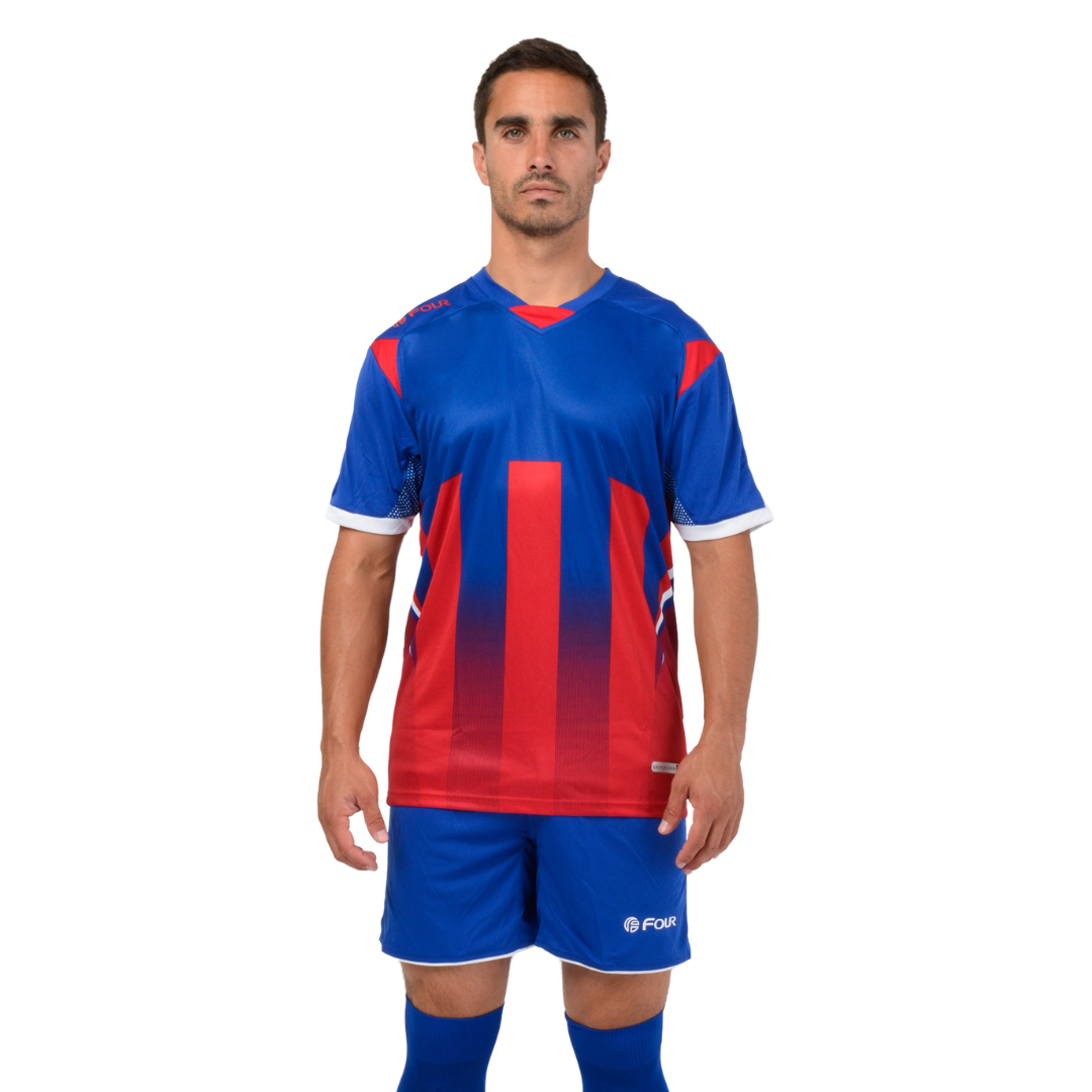 Camiseta de Futbol y Short - Azul Rojo - Four Watford