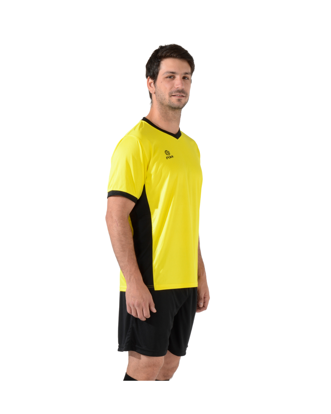 Camiseta de Fútbol + Short - Amarillo Negro - Set Tottenham