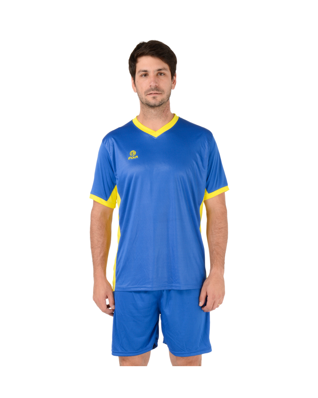Camiseta de Fútbol + Short - Azul Rey Amarillo - Set Tottenham