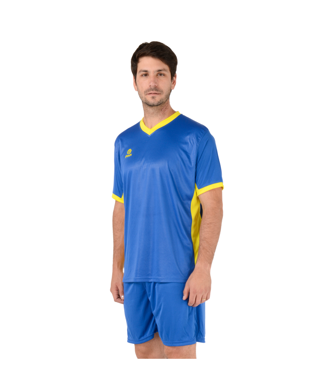 Camiseta de Fútbol + Short - Azul Rey Amarillo - Set Tottenham