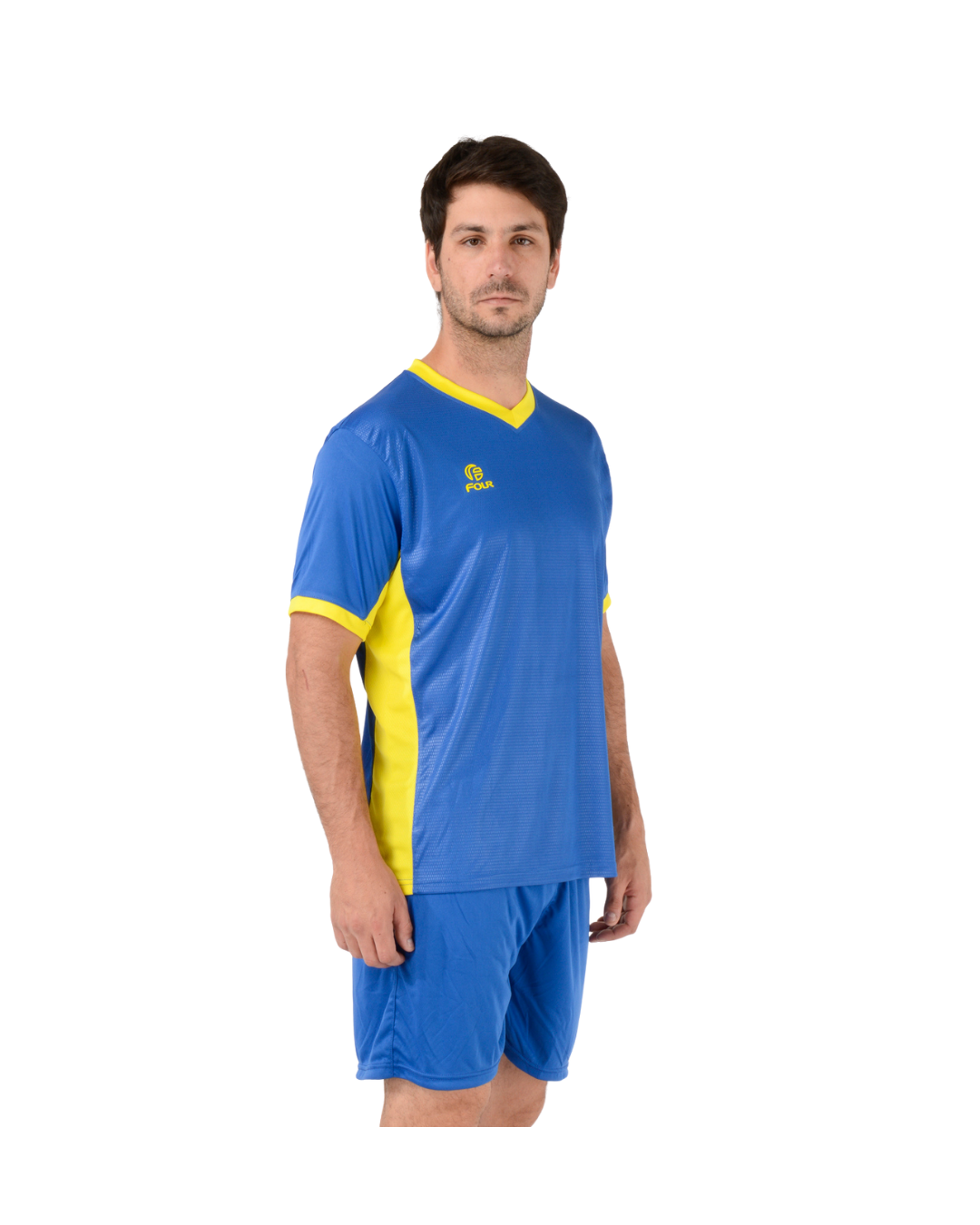 Camiseta de Fútbol + Short - Azul Rey Amarillo - Set Tottenham
