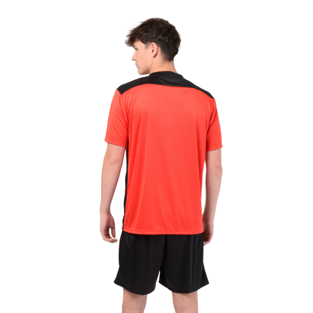 Camiseta de Futbol y Short - Rojo Negro - Four Betis