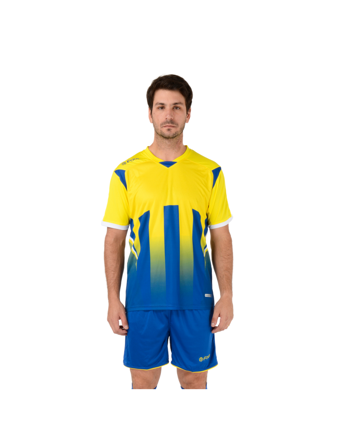 Camiseta de Futbol y Short - Amarillo Azul - Four Watford