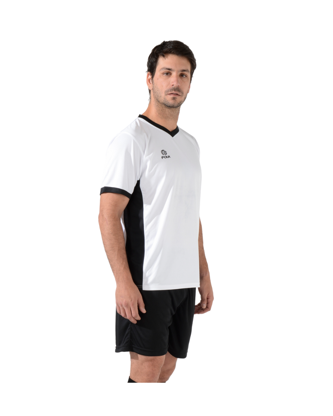 Camiseta de Futbol y Short - Blanco Negro - Tottenham