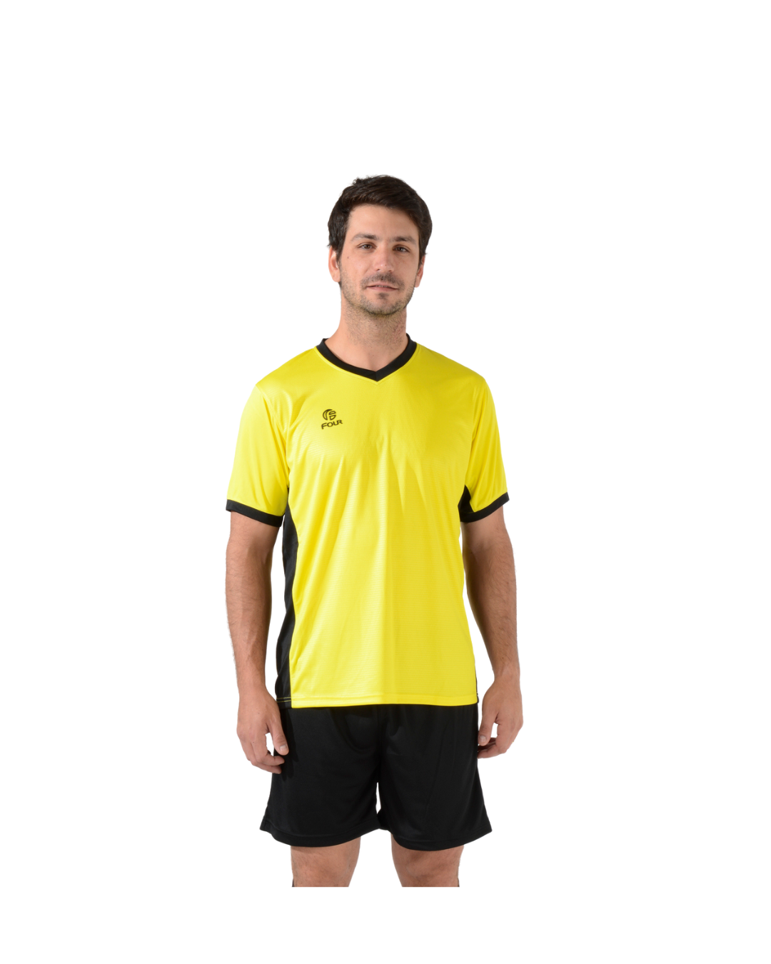 Camiseta de Fútbol + Short - Amarillo Negro - Set Tottenham