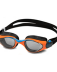 Lente de Natación con Puente Nasal - Four Naranjo Celeste