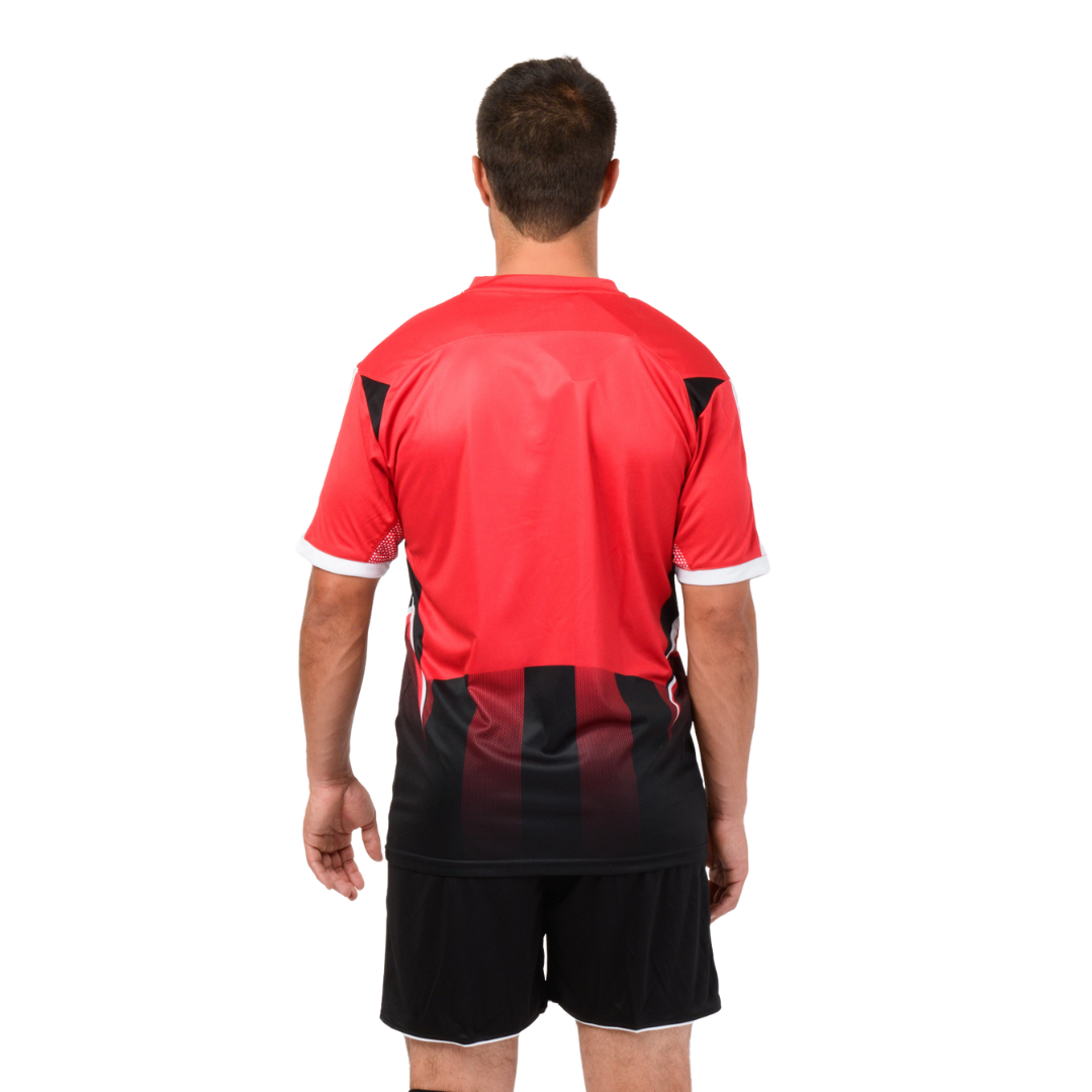Camiseta de Futbol y Short - Rojo Negro - Four Watford