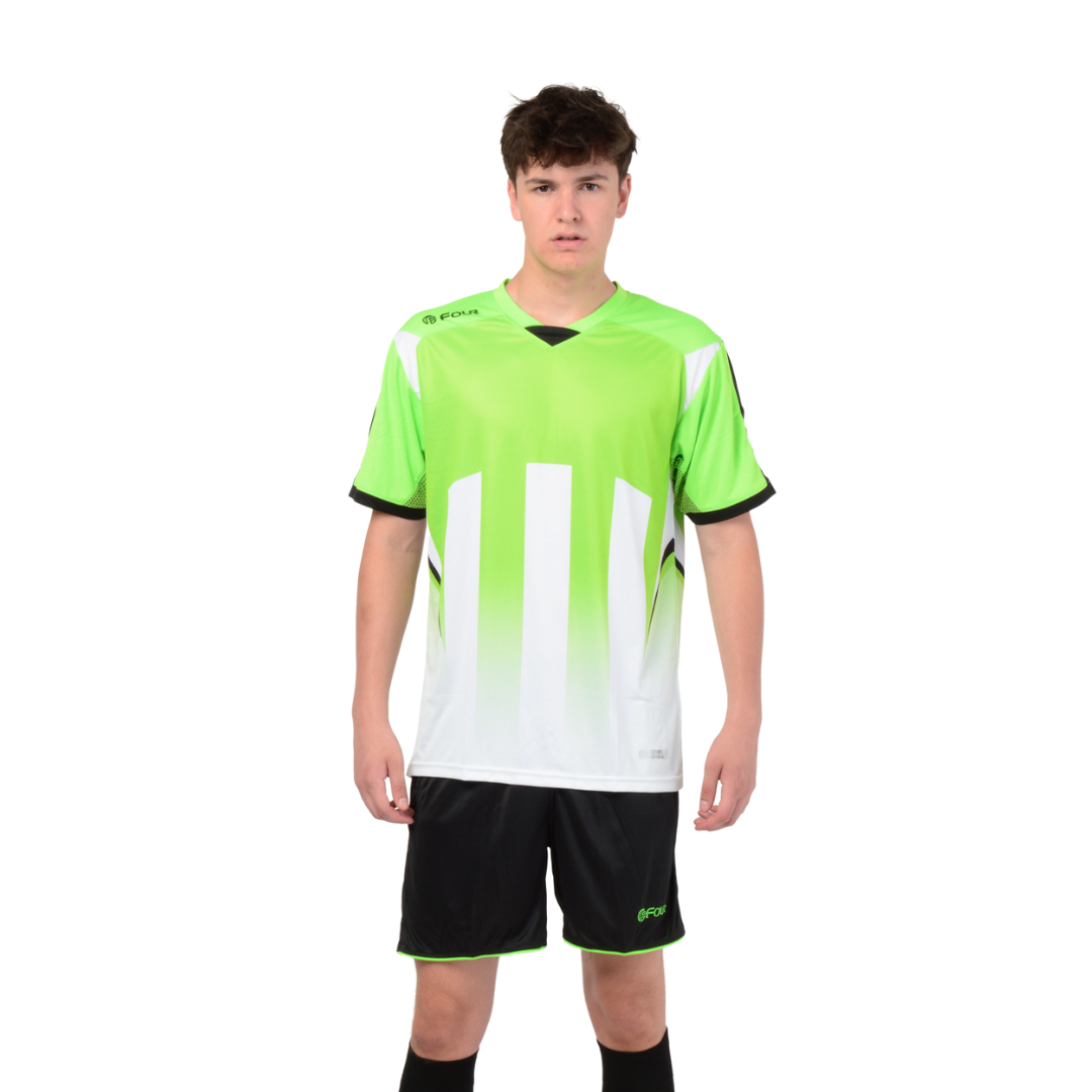 Camiseta de Futbol y Short - Verde Lima Blanco Negro - Watford
