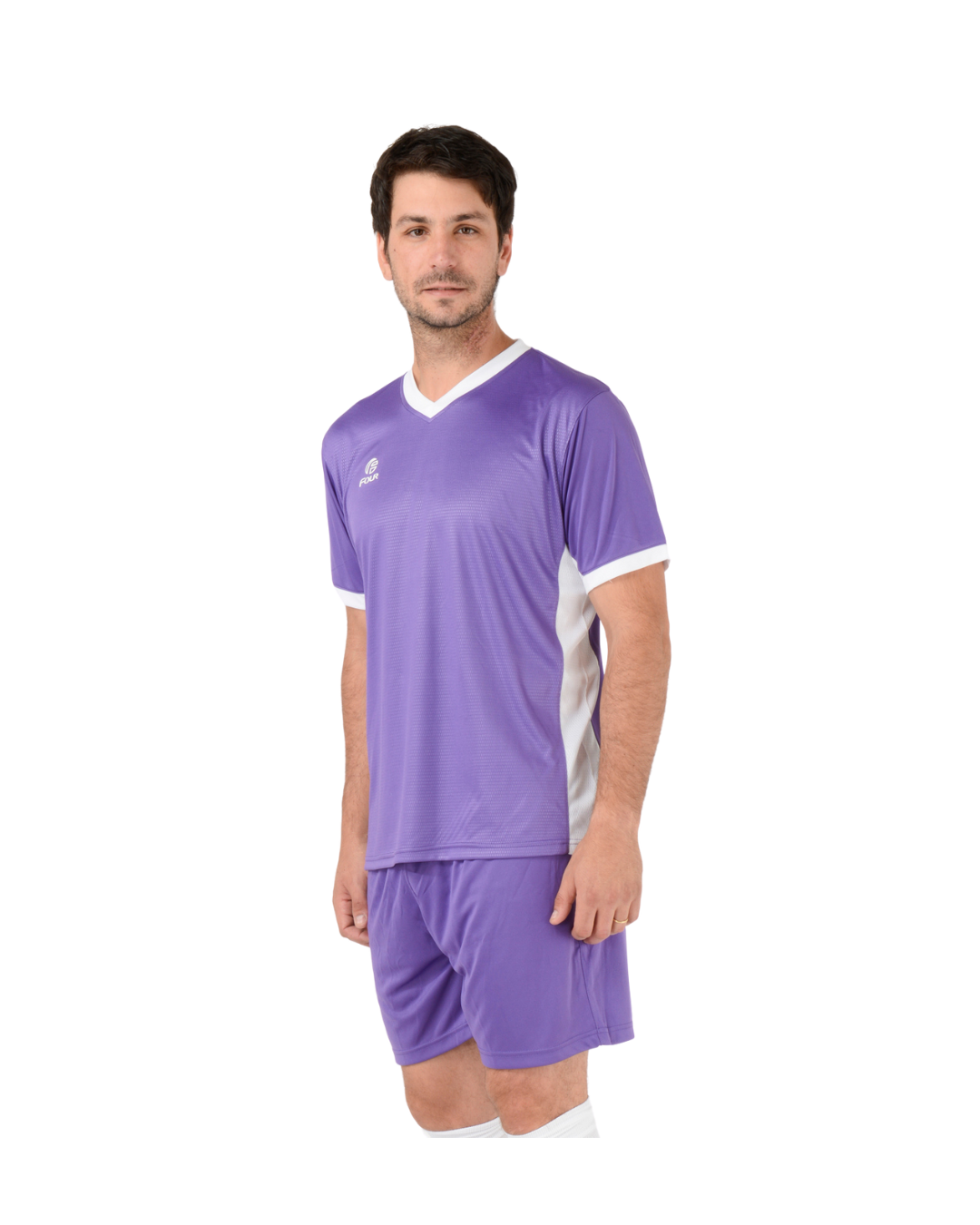Camiseta de Futbol y Short - Morado Blanco - Tottenham