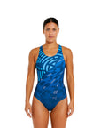 Traje de Baño Mujer Natación Azul - Four OceanFit