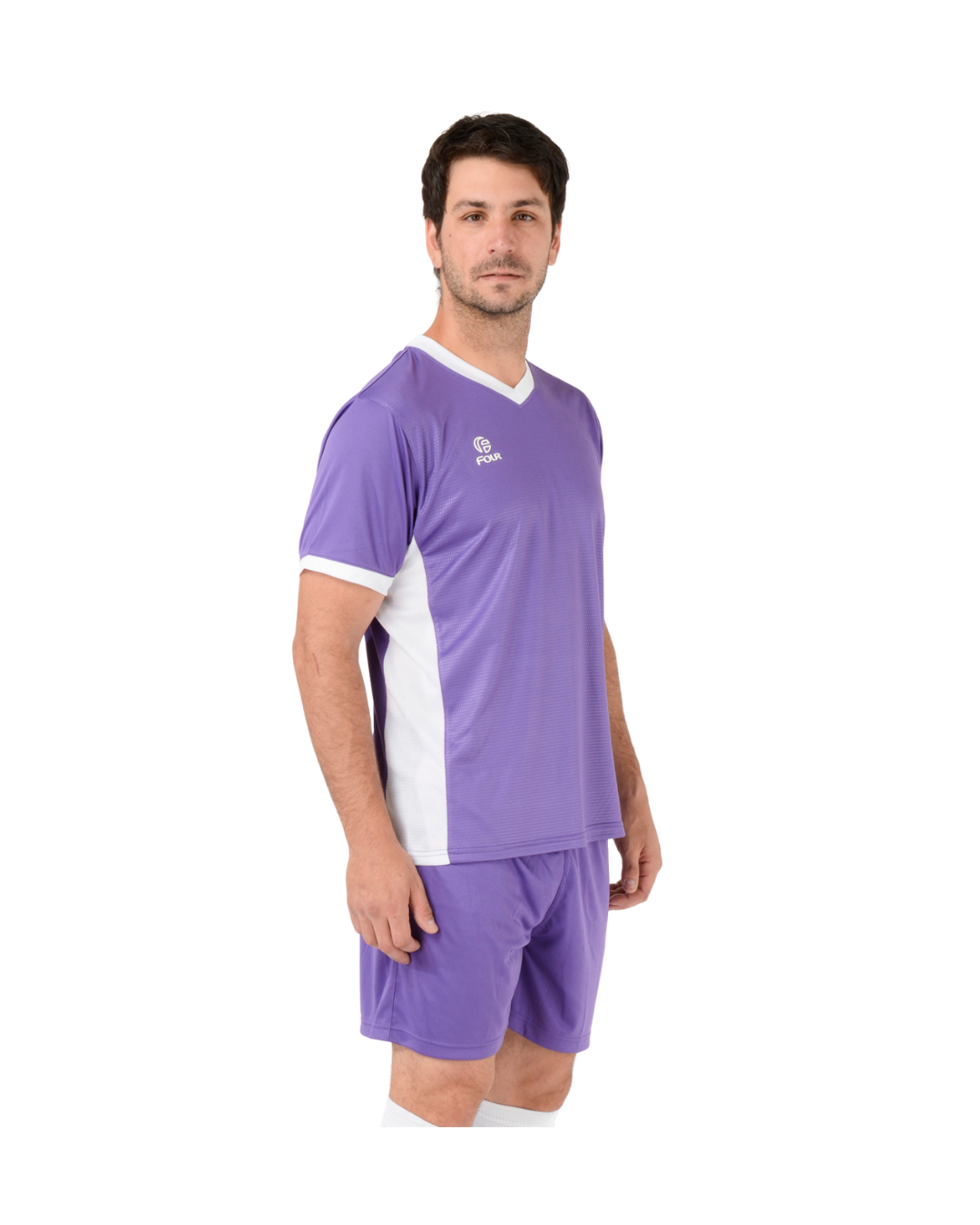 Camiseta de Futbol y Short - Morado Blanco - Tottenham