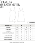 Traje de Baño Mujer Natación Boxer - Four Negro Azul Celeste