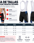 Traje de Ciclismo Orbea Negro Azul Manga Corta