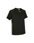 Polera Deportiva Negro Verde Neón - Four