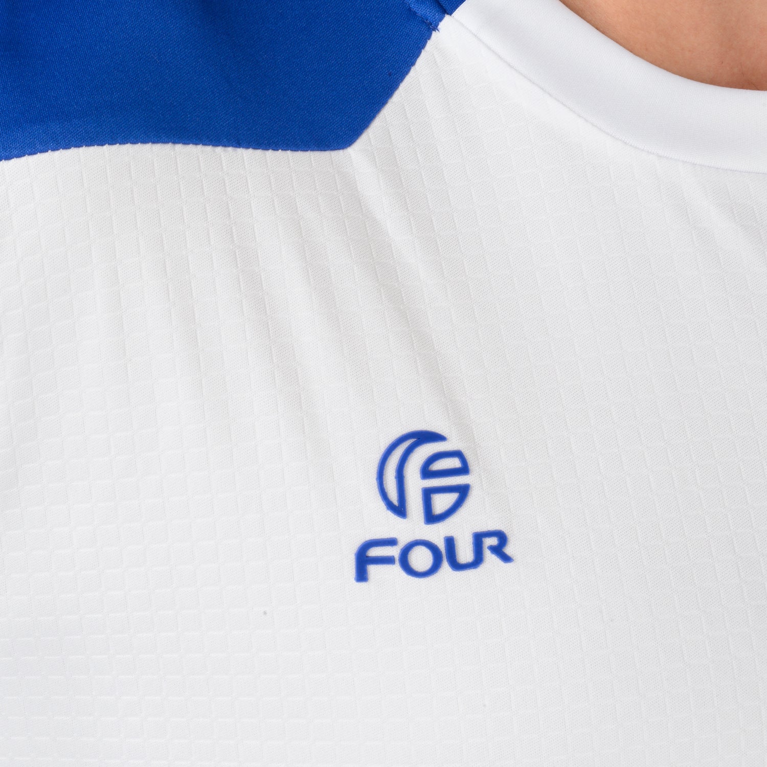 Camiseta de Futbol y Short - Blanco Azul - Four Betis